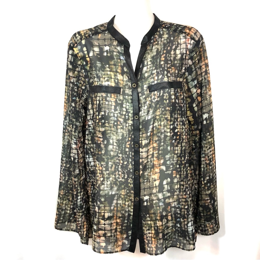SW3 BESPOKE Semi Sheer Tunic Blouse